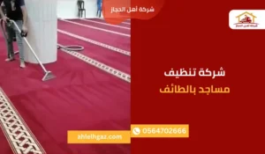 افضل شركة تنظيف مساجد بالطائف
